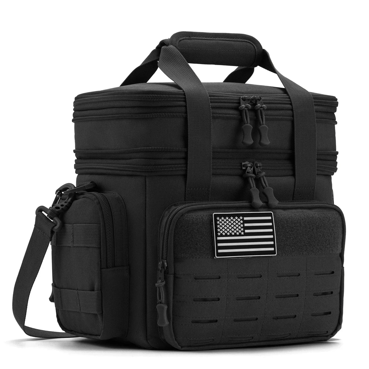 18L Insulated Cooler Bag Tactical Lunch Box for Men Expandable Work Camping Outdoor Picnic Heavy Duty Leakproof Thermal Bag