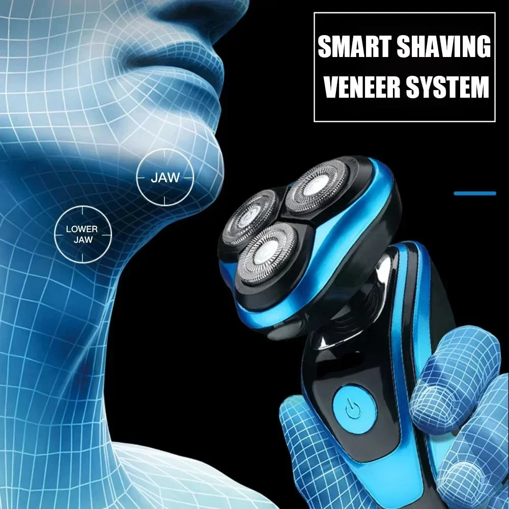 Electric Shaver Full Body Washable Shaver Men's Multifunctional 3-IN-1 USB Rechargeable Professional Hair Trimmer Hair Cutter We