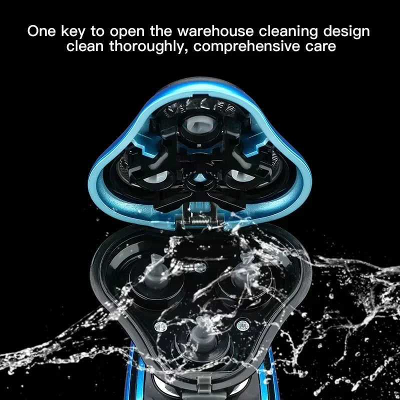 Electric Shaver Full Body Washable Shaver Men's Multifunctional 3-IN-1 USB Rechargeable Professional Hair Trimmer Hair Cutter We