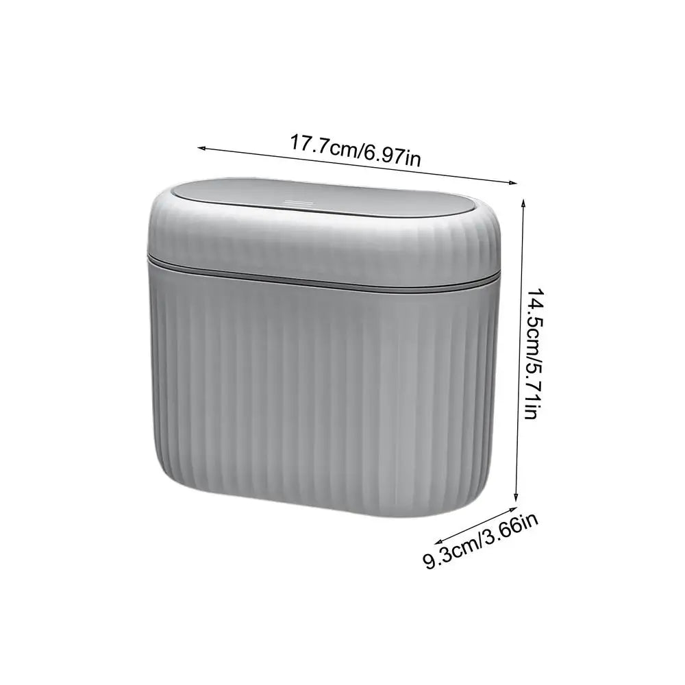 Hanging Car Trash Can with Lid Garbage Storage Organizer Bin Garbage Container Waste Organizer Garbage Box Car Accessories