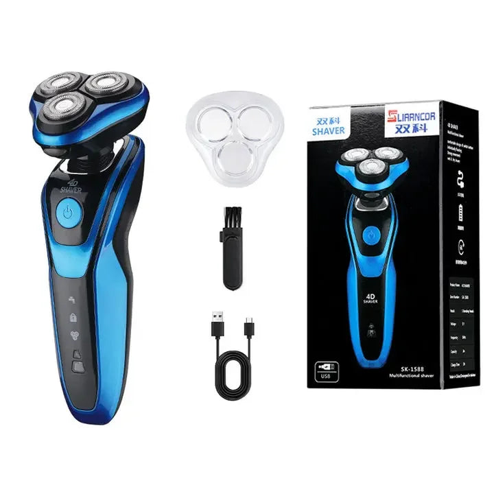 Electric Shaver Full Body Washable Shaver Men's Multifunctional 3-IN-1 USB Rechargeable Professional Hair Trimmer Hair Cutter We
